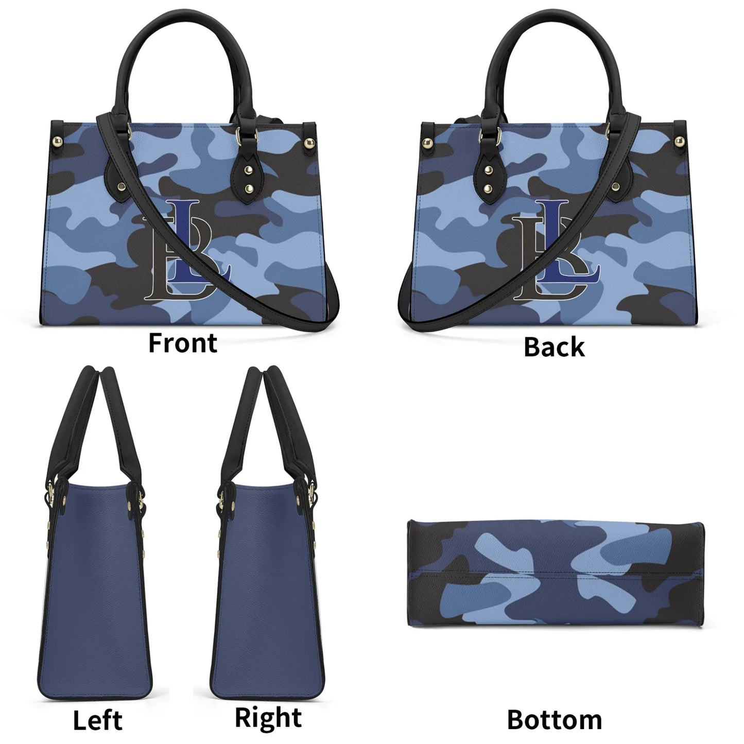 Blue Camo Bag - Bloodline Streetwear LLC