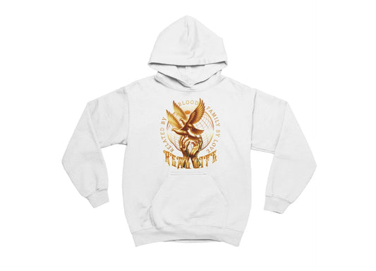 Blood Ties, Love Bonds Hooded Sweatshirt - Bloodline Streetwear LLC