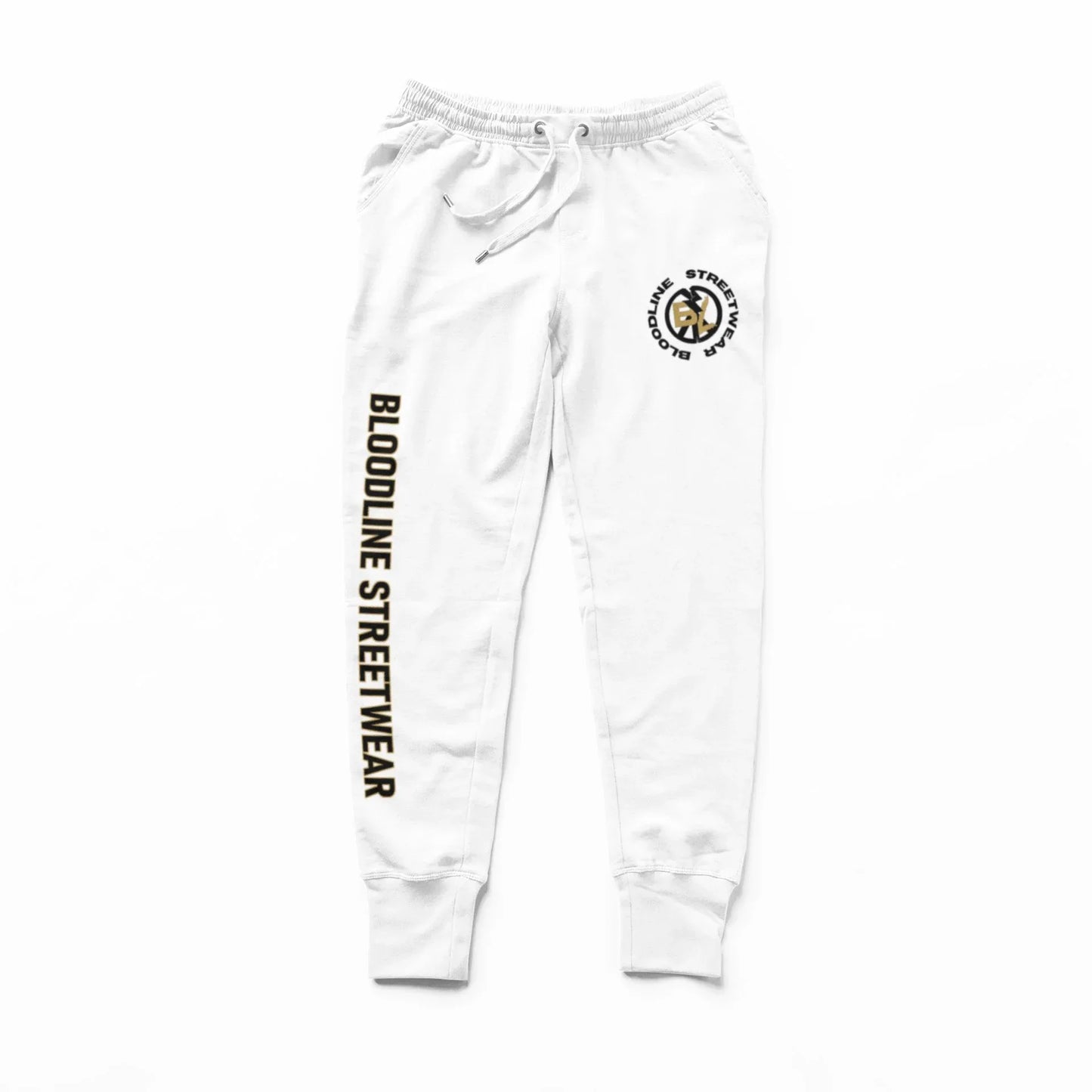 White Casper Joggers - Bloodline Streetwear LLC