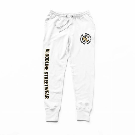 White Casper Joggers - Bloodline Streetwear LLC