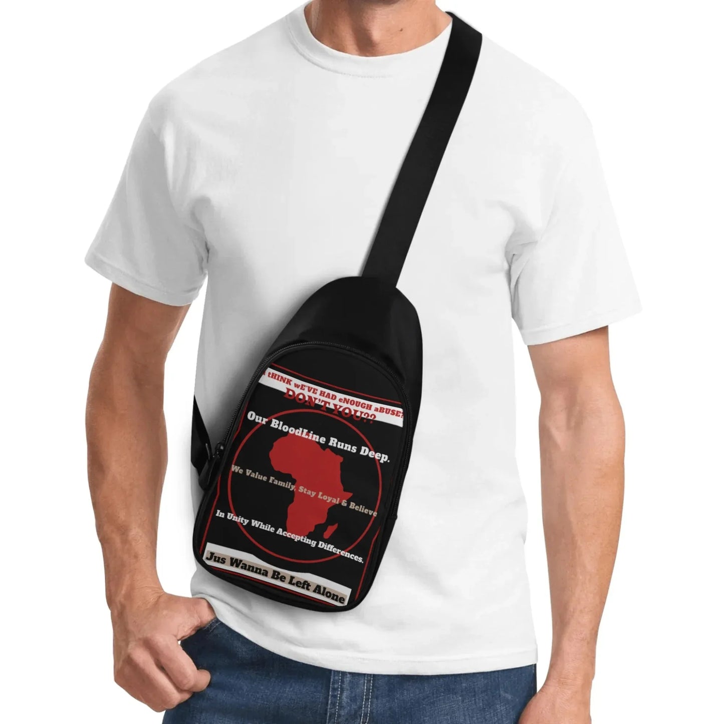 Legacy Left Alone Chest Bag - Bloodline Streetwear LLC