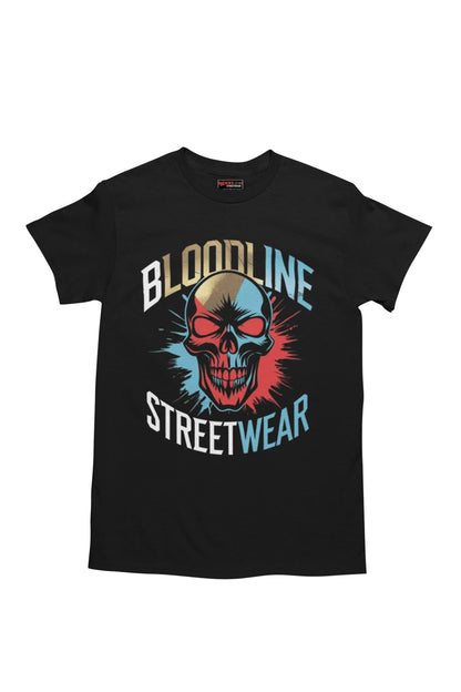 Triple Threat Skull T-Shirt - Bloodline Streetwear LLC