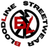 Logo with 'Bloodline Streetwear' text and a stylized design on a white background