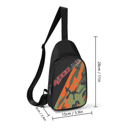 Orange Camo Chest Bag - Bloodline Streetwear LLC