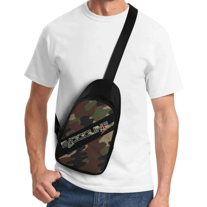 Green Camo Chest Bag - Bloodline Streetwear LLC