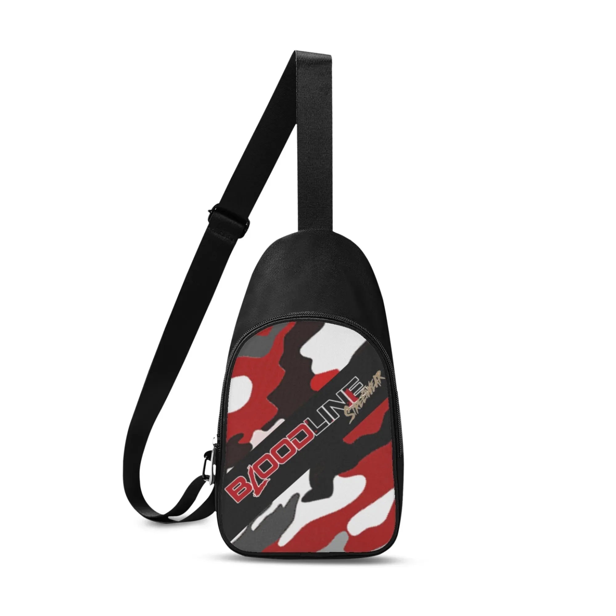 Red Camo Chest Bag - Bloodline Streetwear LLC