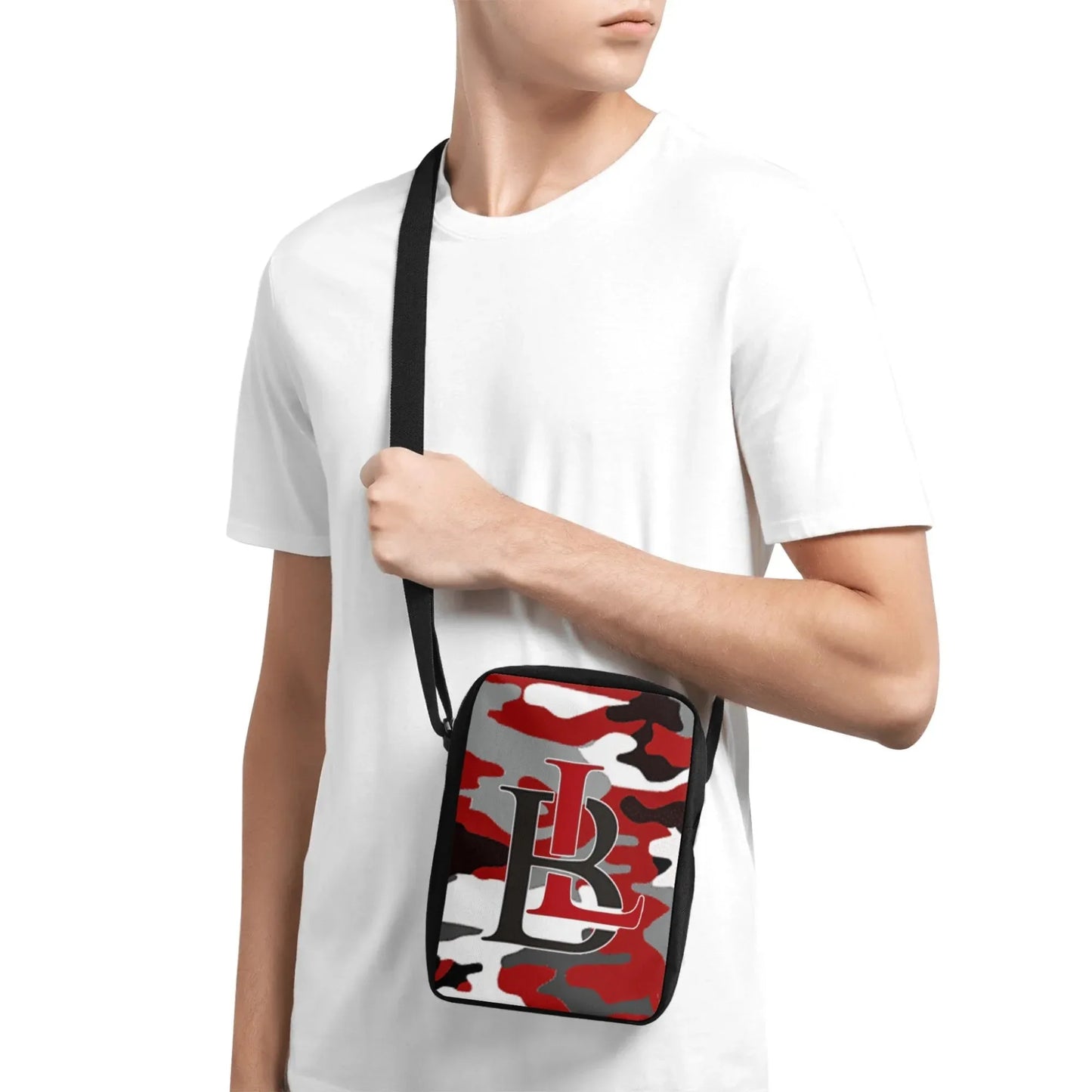 Red Camo Cross Body - Bloodline Streetwear LLC
