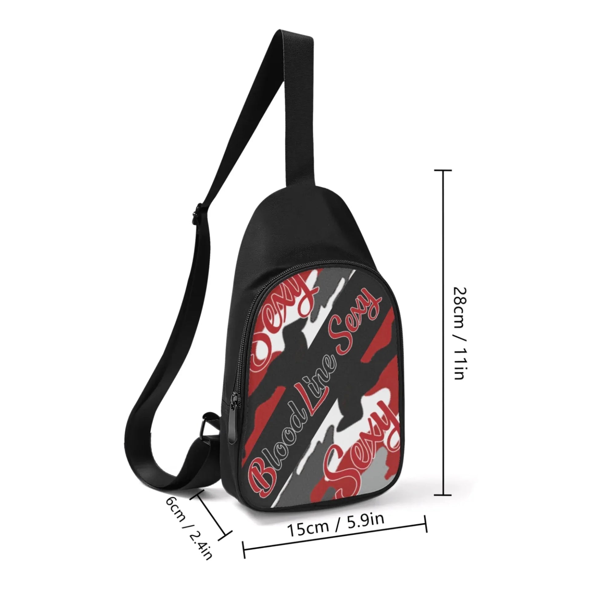 Sexy Red Chest Bag - Bloodline Streetwear LLC