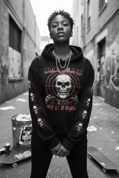 Bloodline Style Skull Hoodie