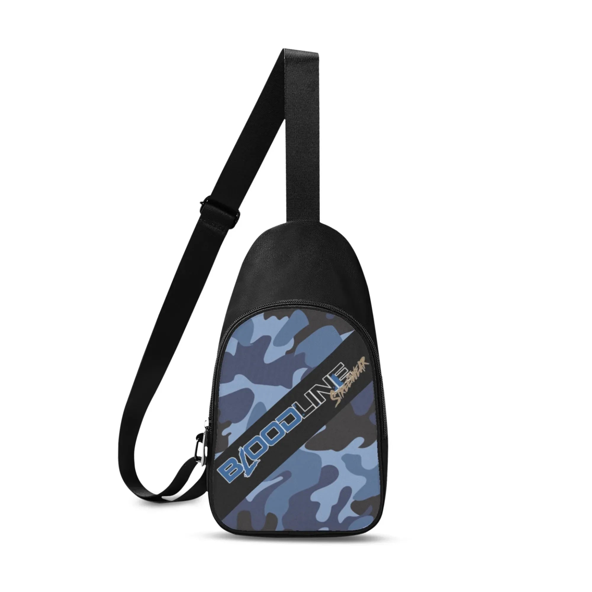 Blue Camo Chest Bag - Bloodline Streetwear LLC